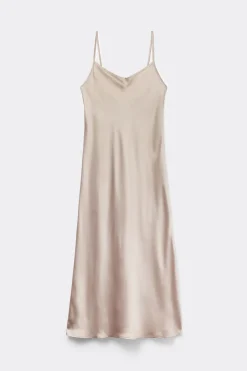 Midi-Length Slip in Silk