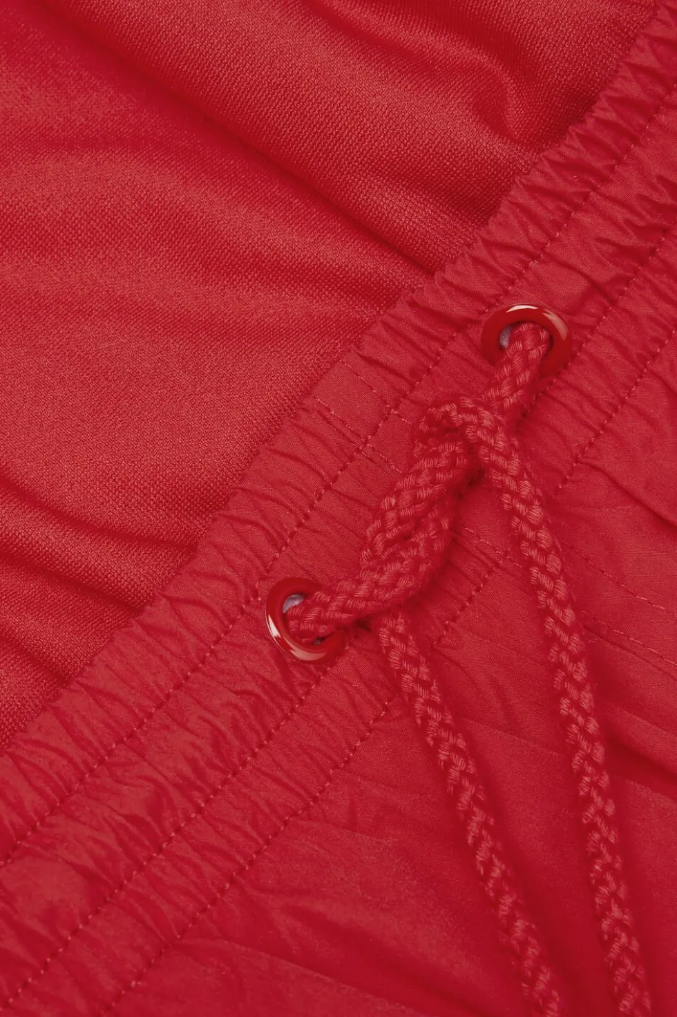 Mid-Length Solid Color Swim Trunks