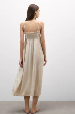 Midsummer Dream Long Viscose Satin Slip