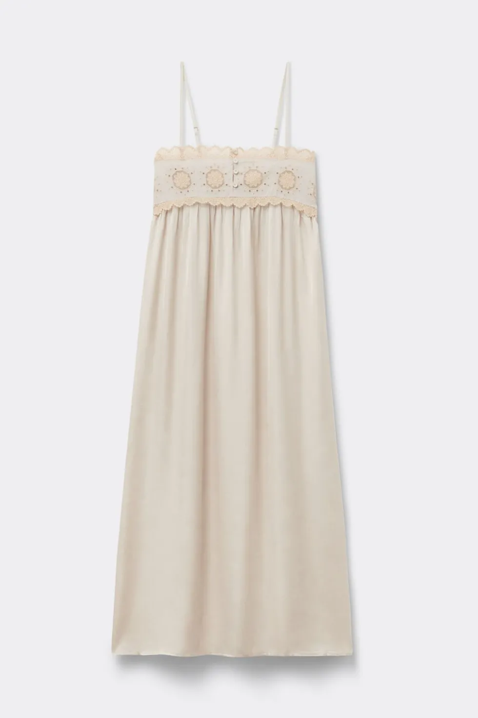 Midsummer Dream Long Viscose Satin Slip