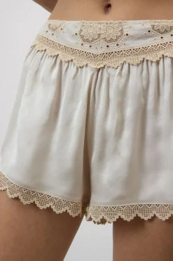 Midsummer Dream Viscose Satin Shorts