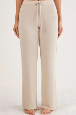 Modal and Cashmere Long Palazzo Pants
