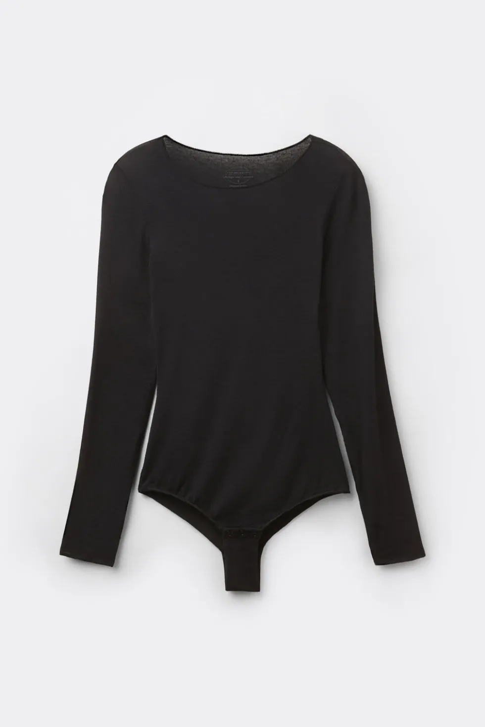 Modal and Cashmere Long-Sleeve Bodysuit
