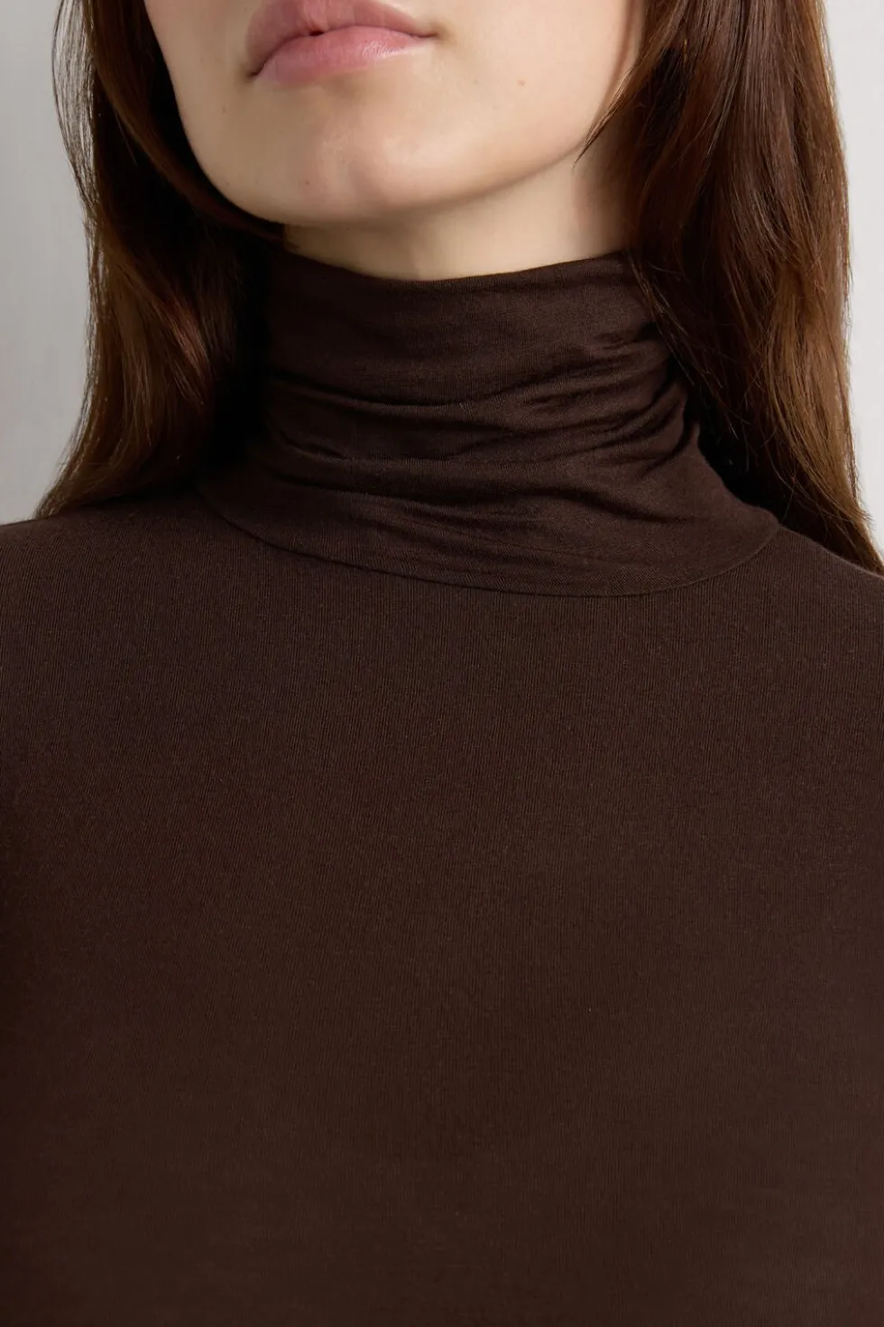 Modal Cashmere Ultralight High-Neck Top