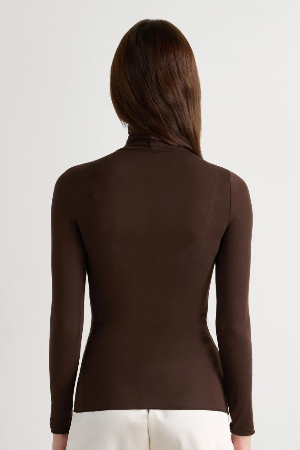 Modal Cashmere Ultralight High-Neck Top