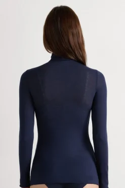 Modal Cashmere Ultralight High-Neck Top
