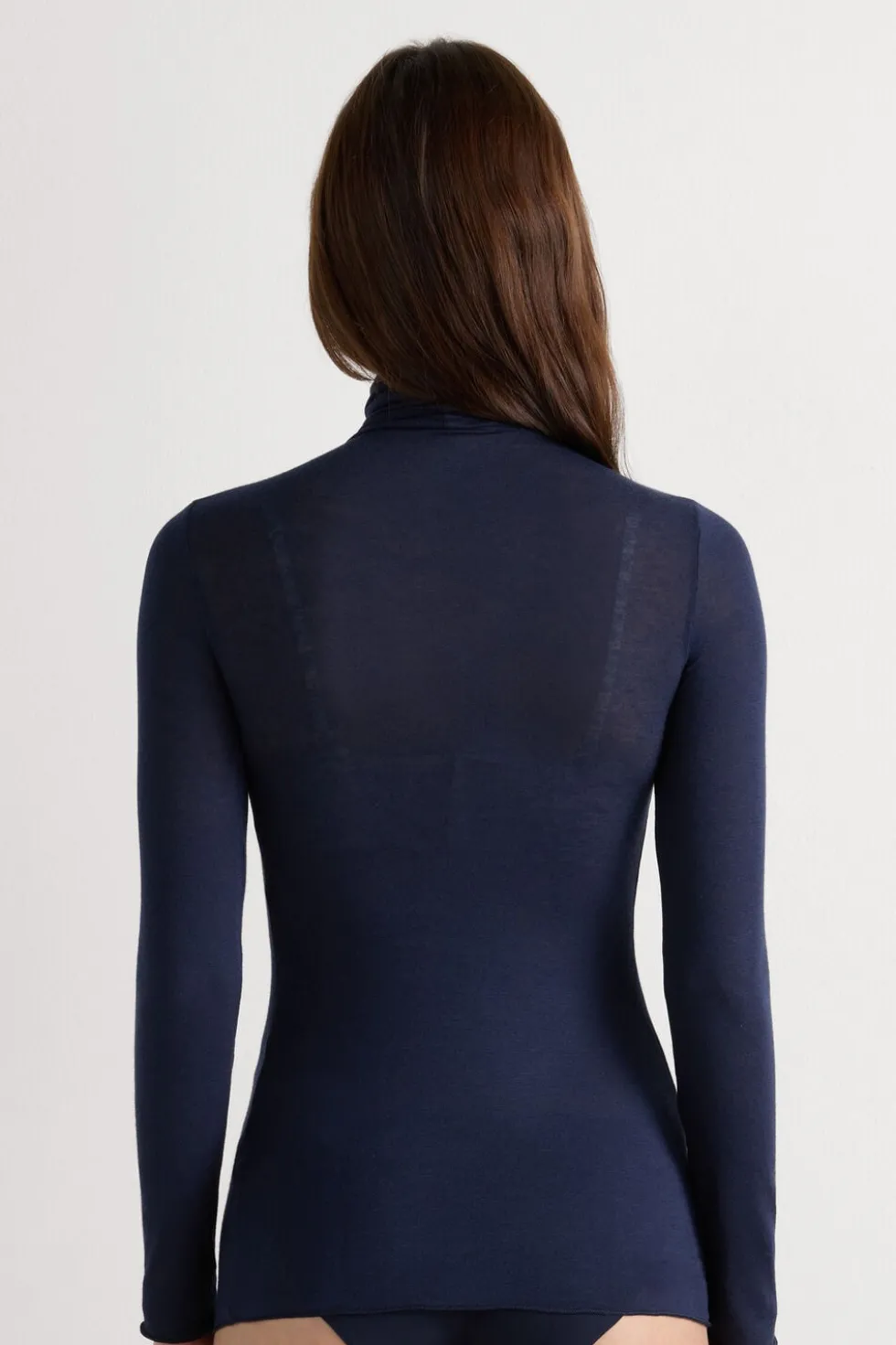 Modal Cashmere Ultralight High-Neck Top