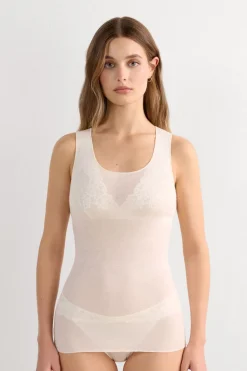 Modal Cashmere Ultralight Wide-Shoulder Top