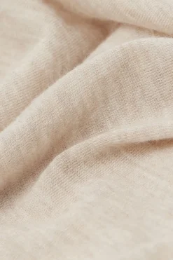 Modal Cashmere Ultralight Wide-Shoulder Top