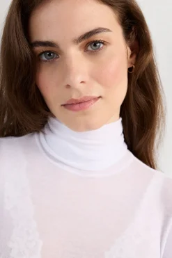 Modal Cashmere Ultralight High-Neck Top
