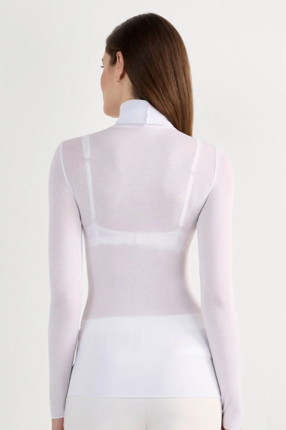Modal Cashmere Ultralight High-Neck Top