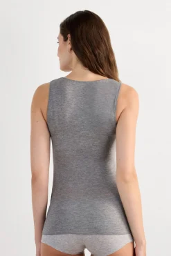 Modal Cashmere Ultralight Wide-Shoulder Top