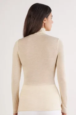 Modal Cashmere Ultralight High-Neck Top