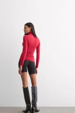Modal Cashmere Ultralight High-Neck Top
