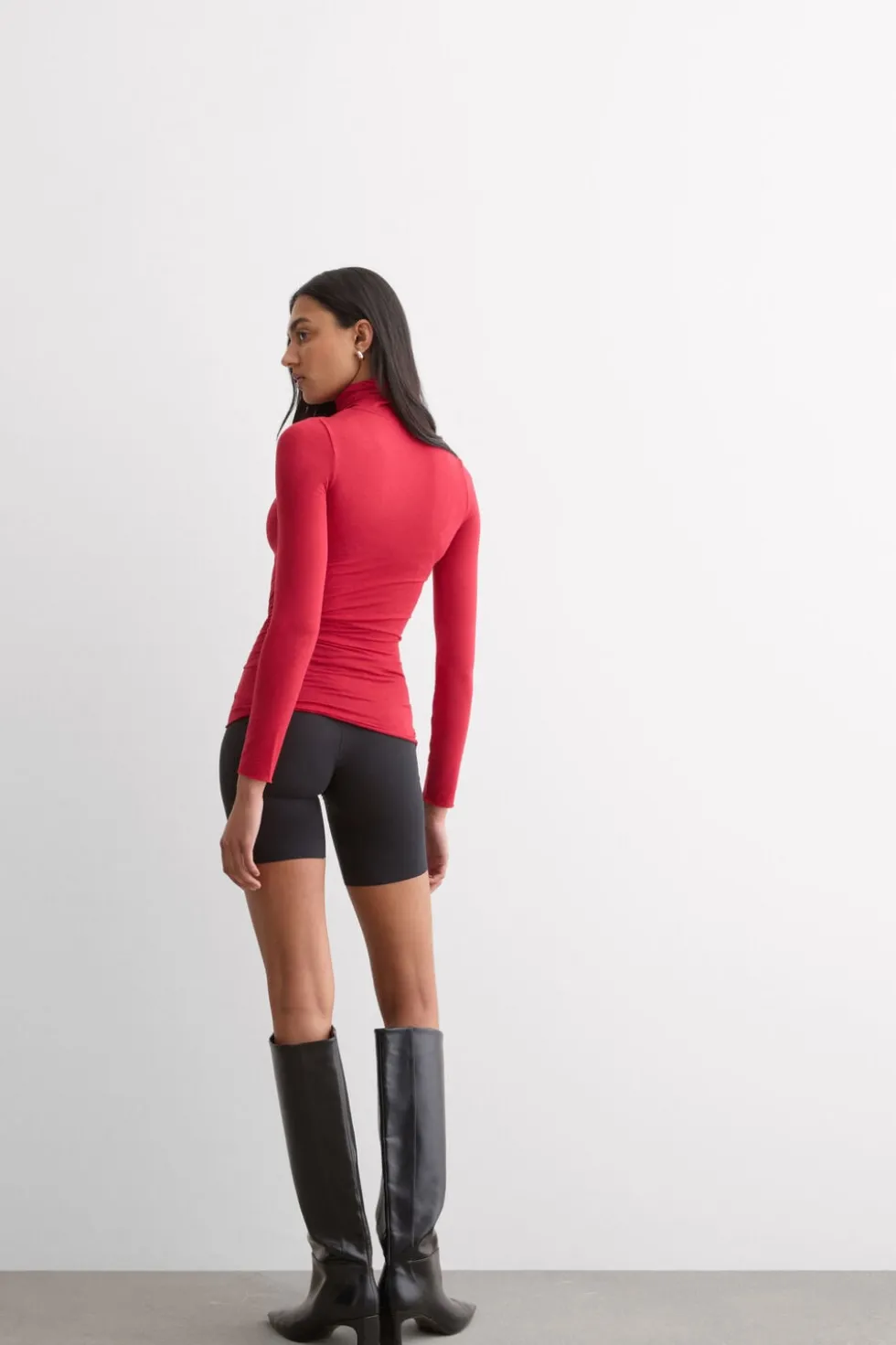Modal Cashmere Ultralight High-Neck Top