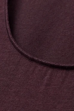 Modal Cashmere Ultralight Wide-Shoulder Top