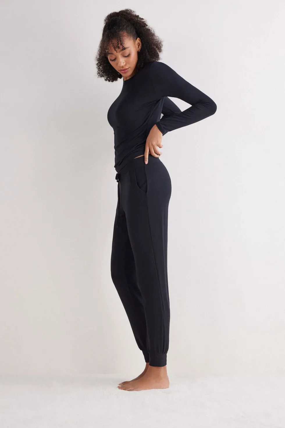 Modal Full Length Cuffed Pants