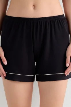 Modal Shorts with Contrast Trim