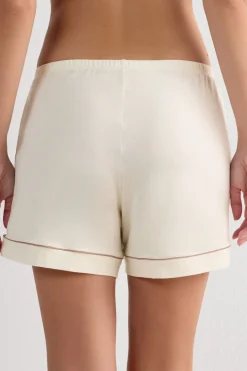 Modal Shorts with Contrast Trim