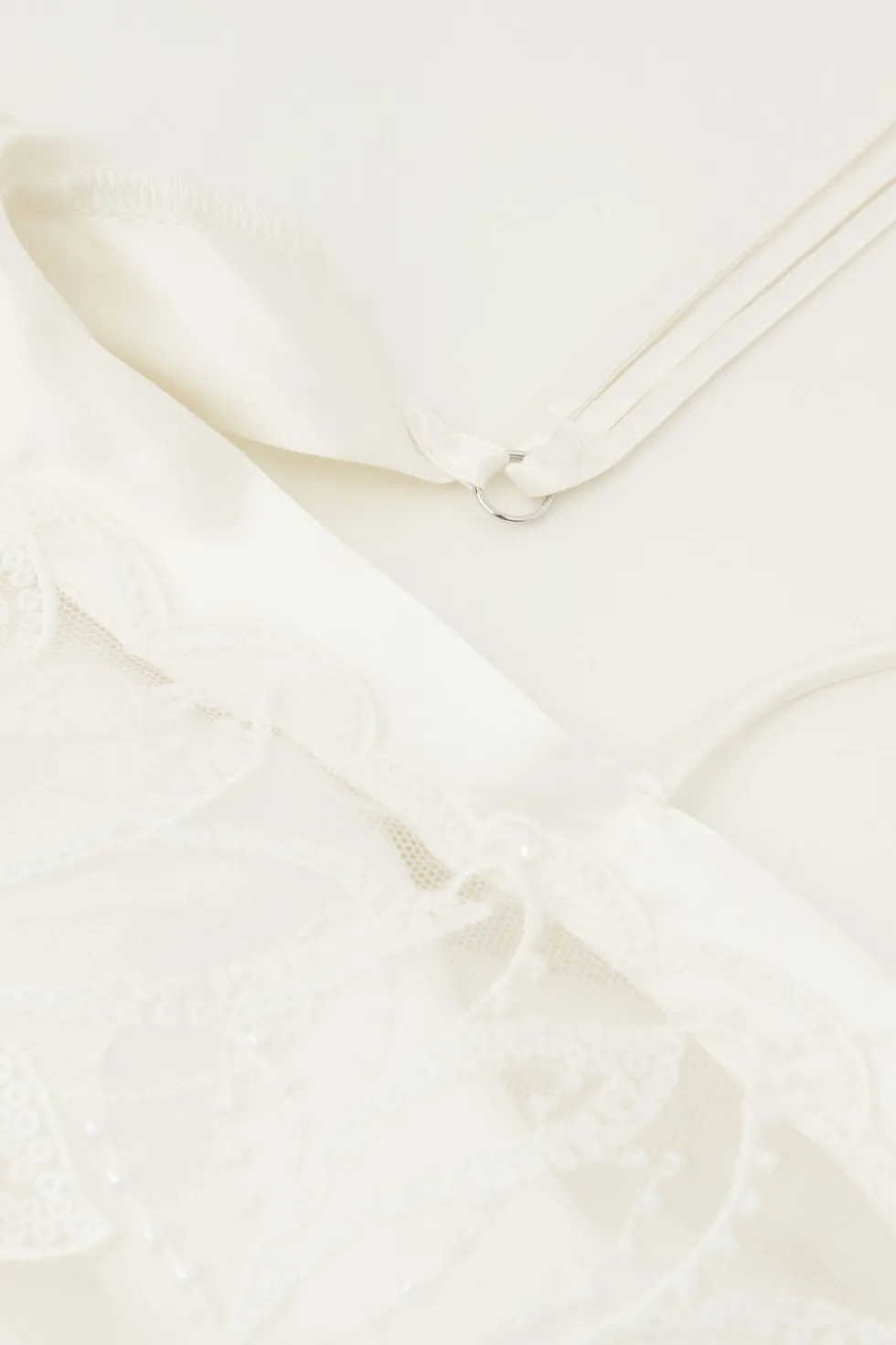 My Forever Love Long Silk and Lace Nightgown