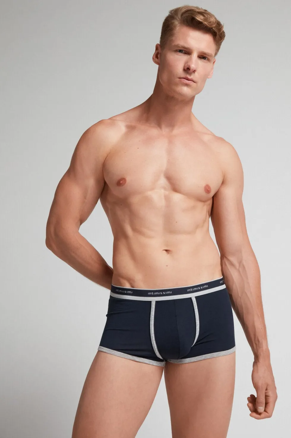 Natural Fresh Cotton Boxers with Logo