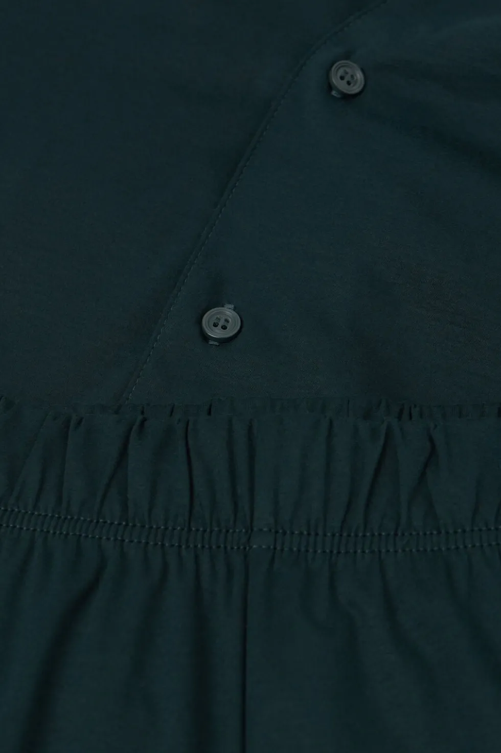 Open Front Full Length Pajamas in Cotton