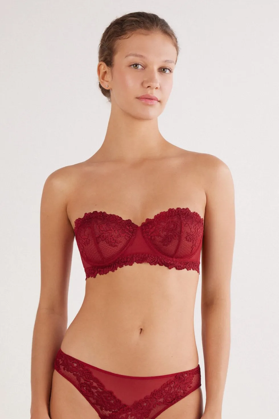 Pretty Flowers Bandeau Bra