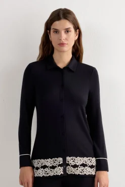 Pretty Flowers Button Up Shirt in Modal