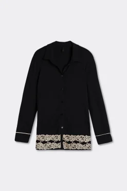 Pretty Flowers Button Up Shirt in Modal