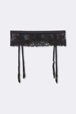 Pretty Flowers Garter Belt