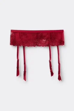 Pretty Flowers Garter Belt