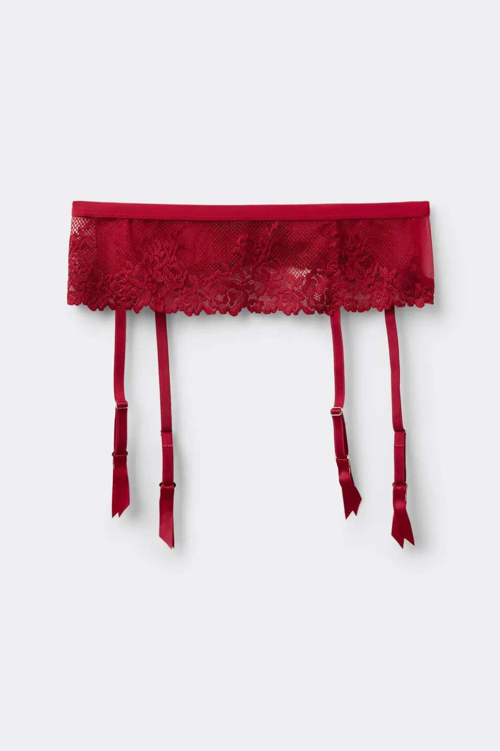 Pretty Flowers Garter Belt