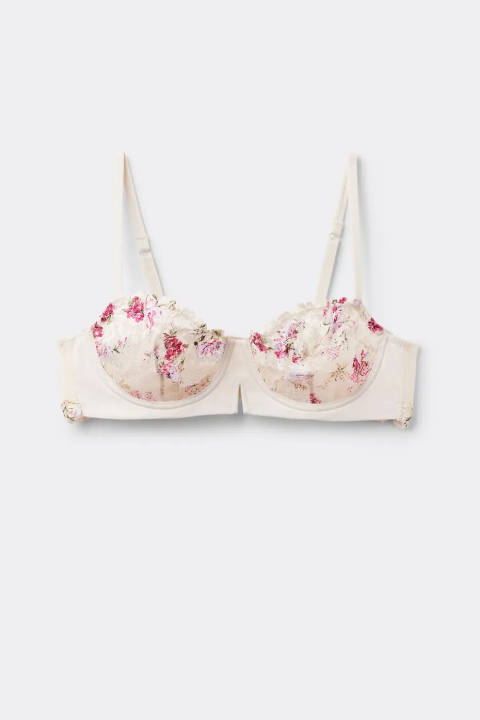 Pretty Flowers Print Denise Balconette Bra