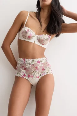 Pretty Flowers Print Hipster Brazilian