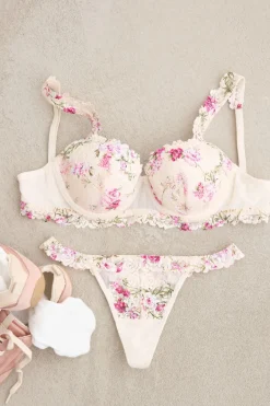 Pretty Flowers Print Sofia Balconette Bra