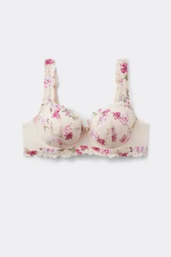 Pretty Flowers Print Sofia Balconette Bra