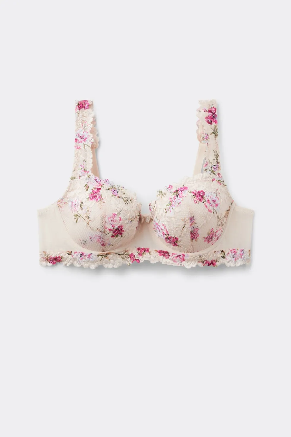 Pretty Flowers Print Sofia Balconette Bra