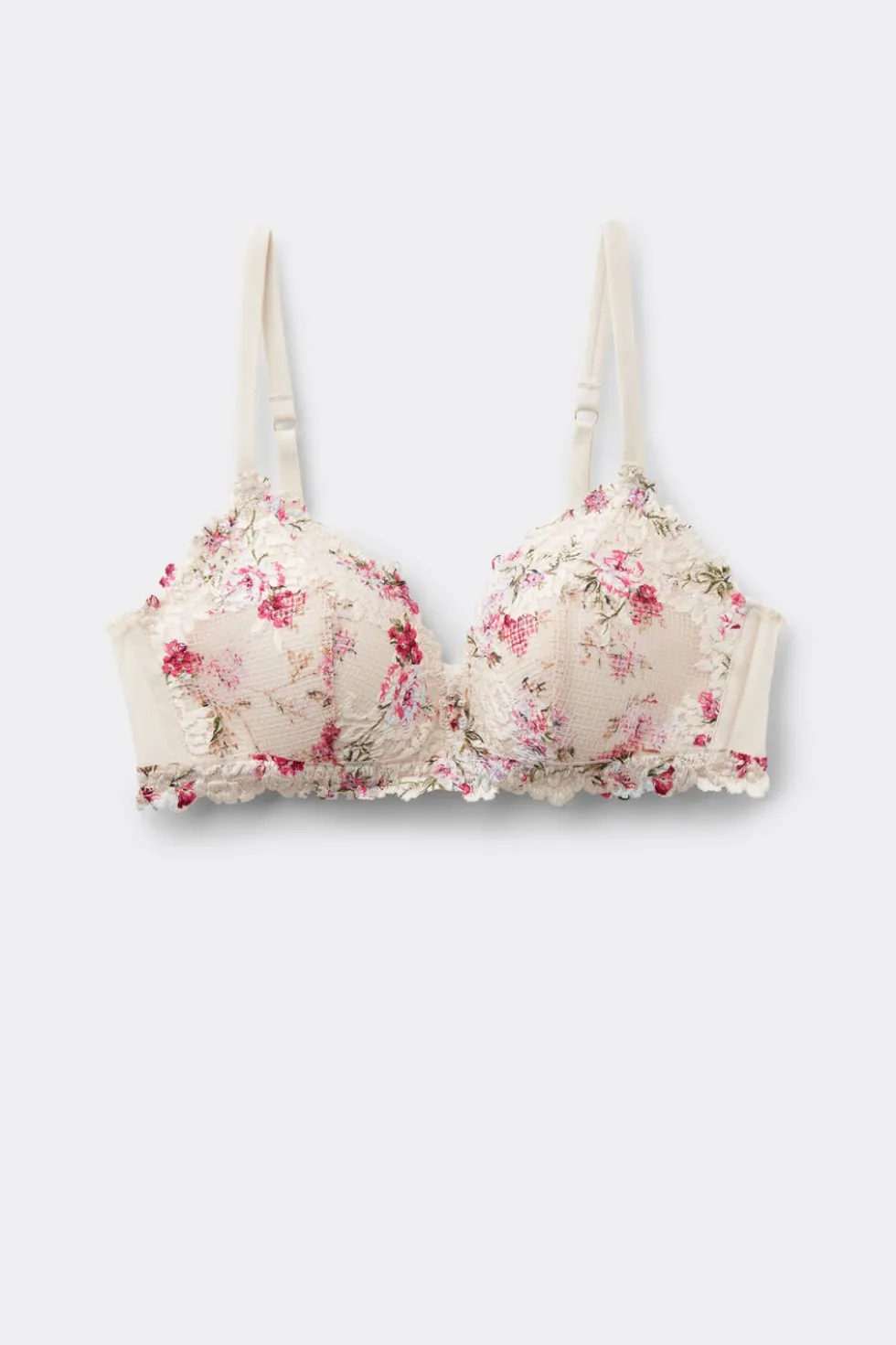 Pretty Flowers Print Tiziana Triangle Bra