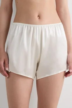 Pretty Flowers Silk Shorts