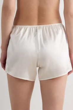 Pretty Flowers Silk Shorts