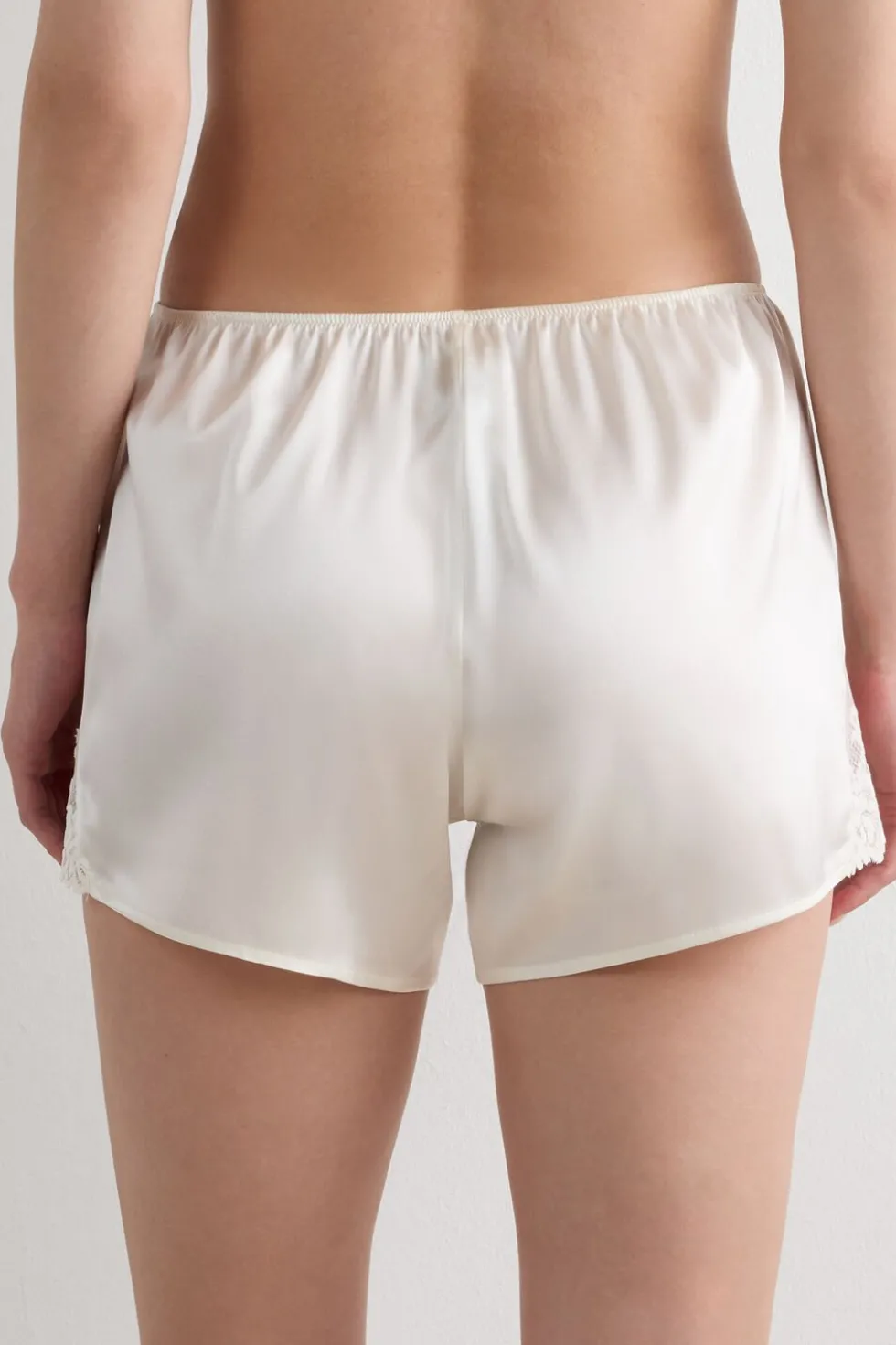 Pretty Flowers Silk Shorts