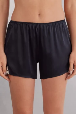 Pretty Flowers Silk Shorts