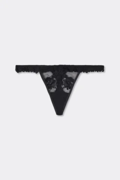 Pretty Flowers Tulle G-String