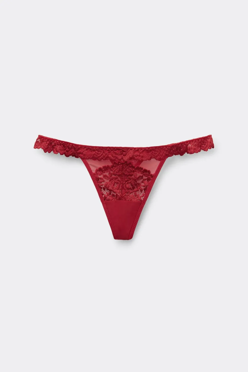 Pretty Flowers Tulle G-String