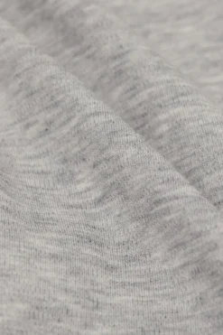 Raw Edge Round Neck Cotton Tank Top
