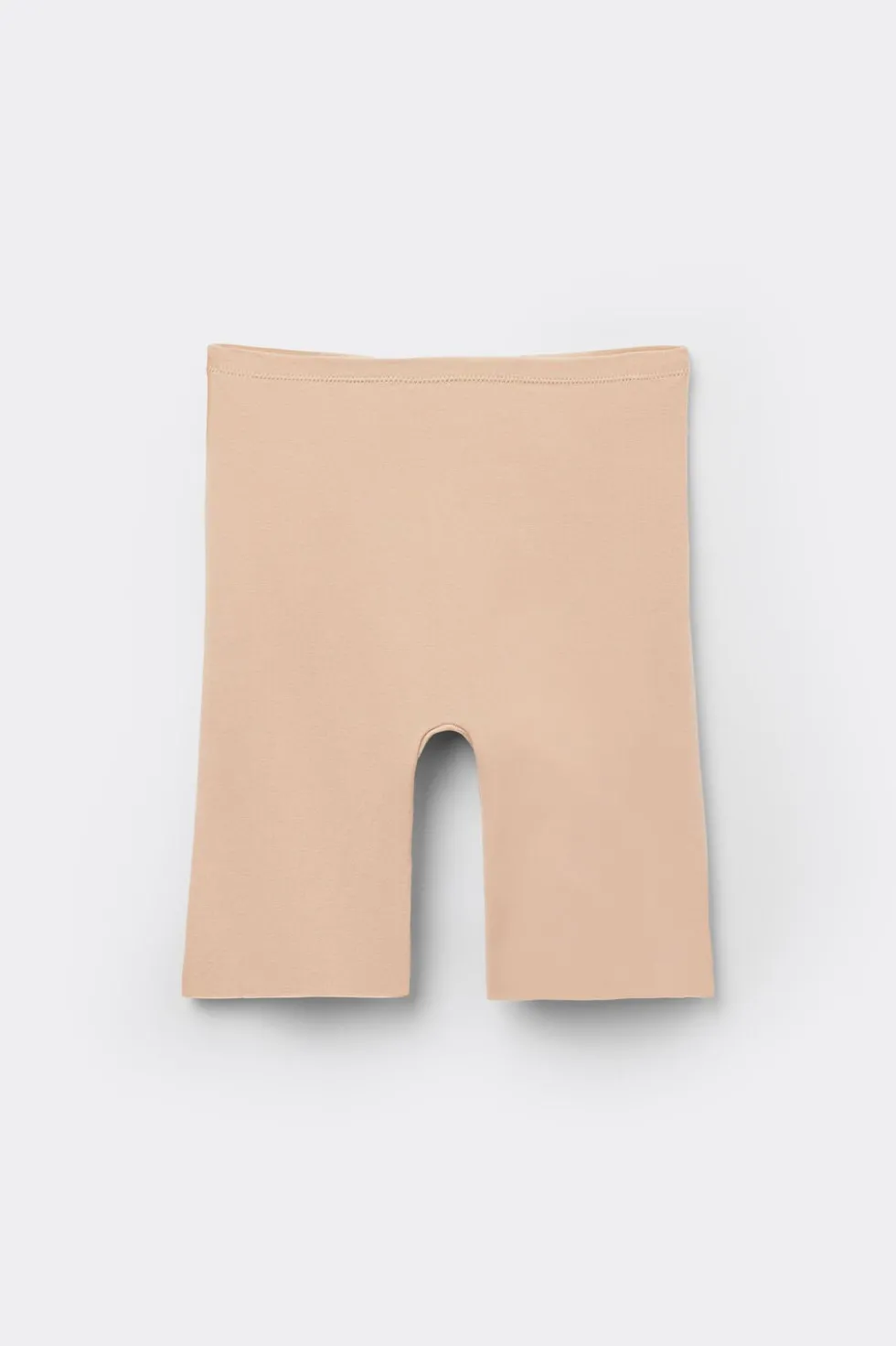 Raw Edge Seamless Cotton Shorts