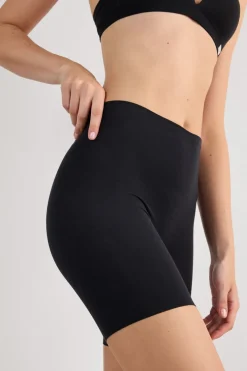Raw Edge Seamless Cotton Shorts