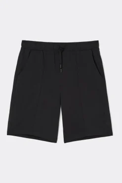 Rib Detail Cotton Shorts