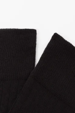 Ribbed Soft Cotton Short Socks