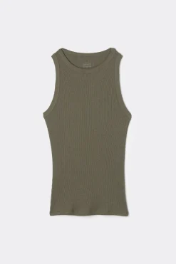 Ribbed Tank Top in Superior Cotton